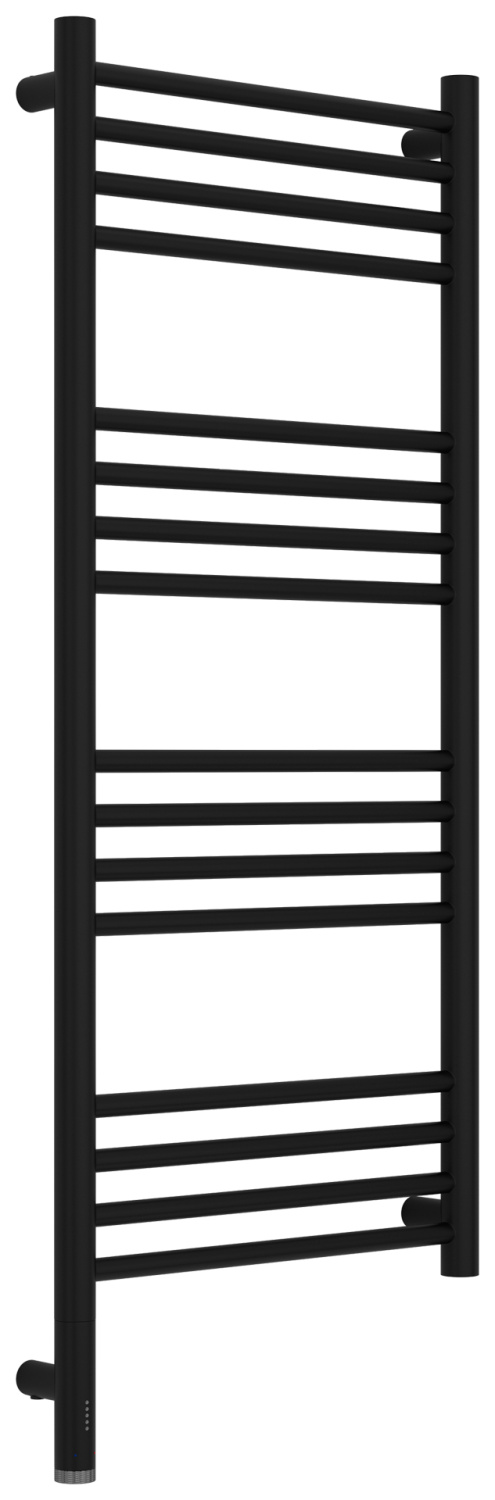 Полотенцесушитель электрический Сунержа Богема 3.1 прямая 40х100 см левое чёрный матовый 31-6004-1040