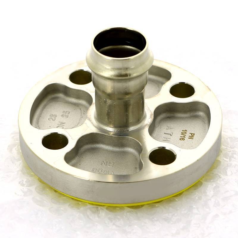 Переход фланец-пресс Viega Sanpress Inox DN25 28 мм нержавеющая сталь 593322