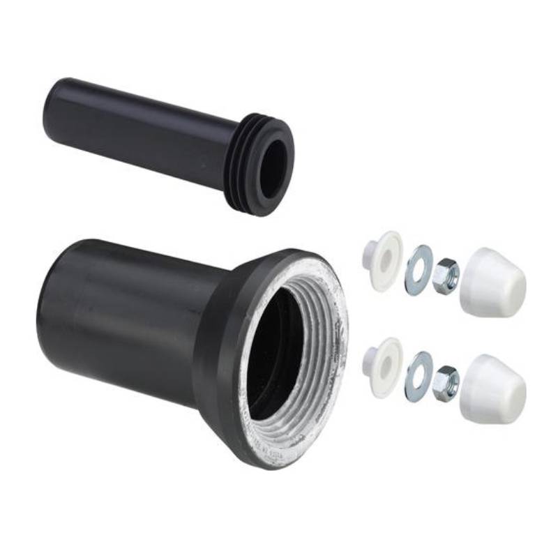 Комплект для подвесного унитаза Viega DN 90 отвод патрубок колпачки 308414