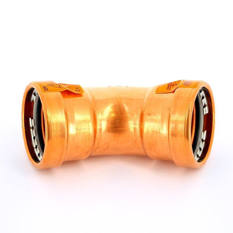 Угольник пресс 45° Viega Profipress XL 64 мм медь 577766