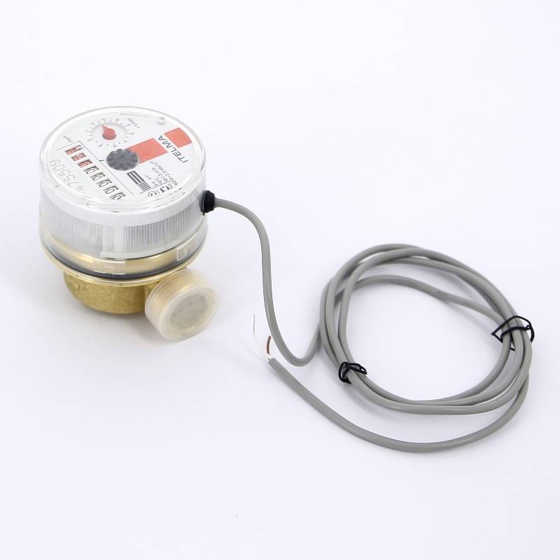 Счетчик горячей воды Итэлма Ду 15 80 мм 3/4 с импульсным выходом WFW24.D080