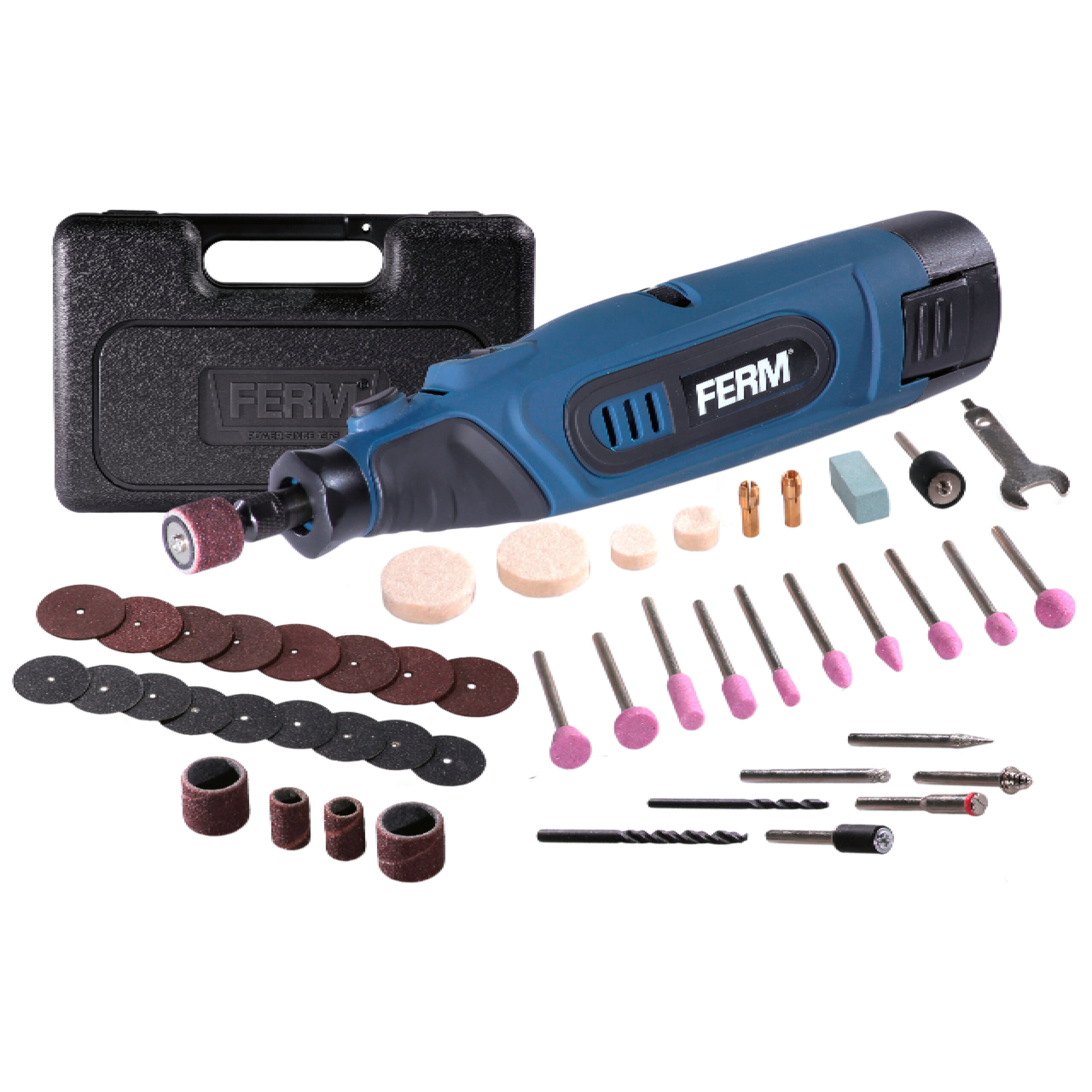 Гравер аккумуляторный FERM CTM Li-Ion 12 В CTM