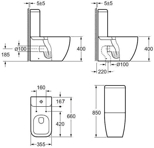 Сливной бачок Allen Brau Infinity белый 4.21002.20