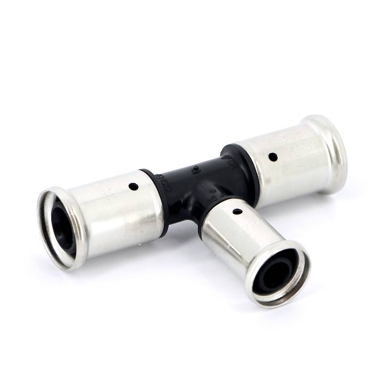 Тройник пресс HENCO PVDF 20х16х20 мм 10PK-201620