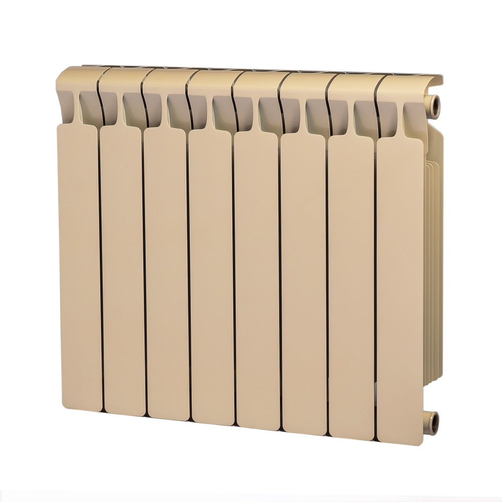 Радиатор биметаллический RIFAR Monolit 500 8 секций боковое подключение айвори R-MN-500-08 RAL 1013