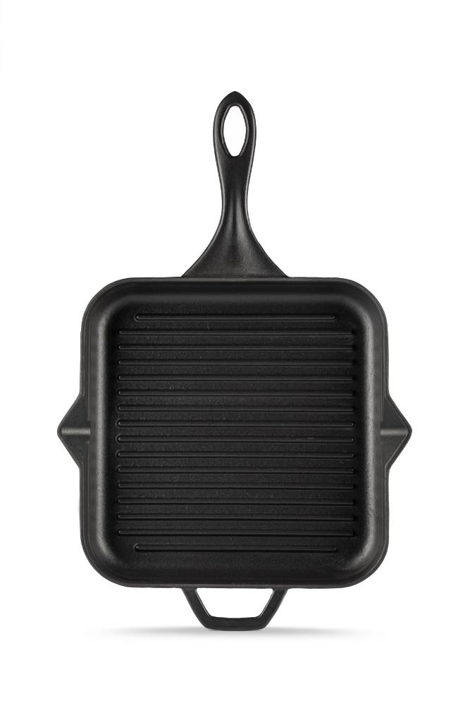 Сковорода-гриль квадратная Hascevher GTV 2828 Black Mat 28х28 см A850028