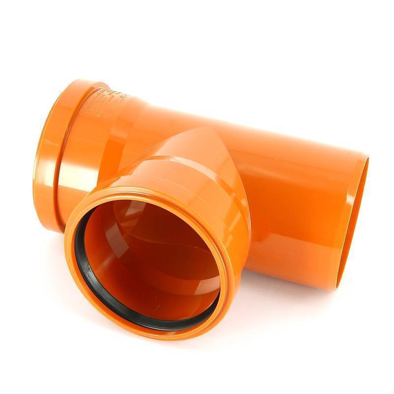 Тройник канализационный наружный Ostendorf KG 110x110 мм 87° 220400