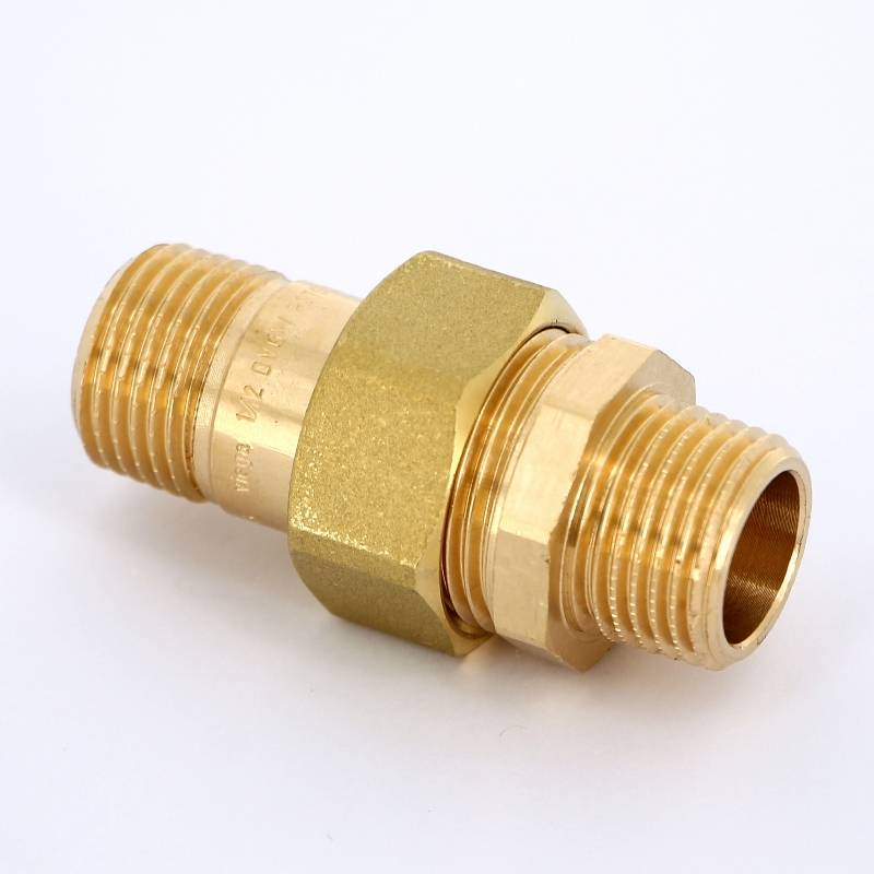 Разъемное соединение Viega 3341 бронза НН 1/2 дюйма с плоским уплотнением 320195