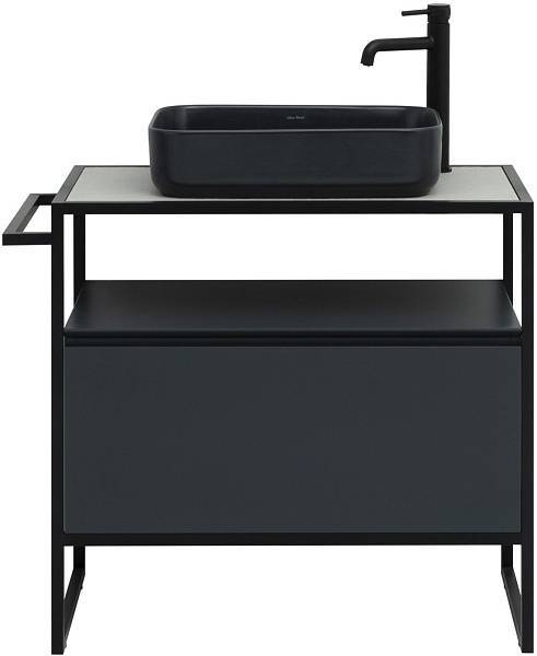 Тумба под раковину Allen Brau Priority 80 см матовый антрацит 1.31002.AM