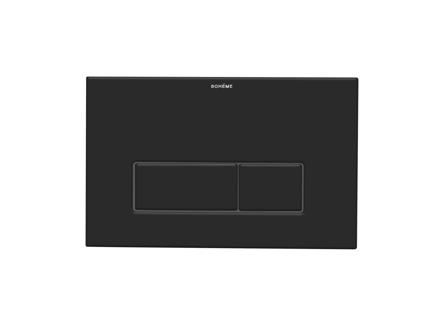 Кнопка смыва Boheme для инсталляции нержавеющая сталь черная 669-B