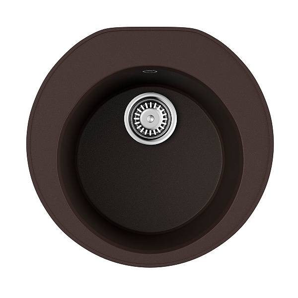 Кухонная мойка Omoikiri Miya 50-R-DC Tetogranit 50.5x49 см темный шоколад 4993507