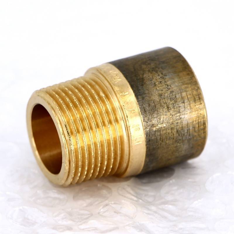 Переходник круглый Viega 3/4 x 1/2 дюйма НВ бронза 441142