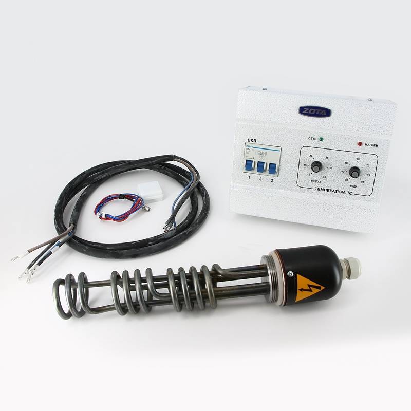 Комплект подключения ZOTA ТЭНБ 6 кВт 2 к твердотопливным котлам KT3443320006