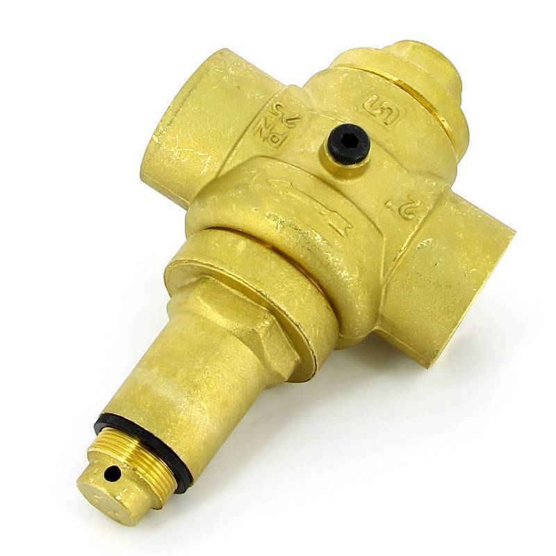 Редуктор давления UNI-FITT ВВ 2 латунный под аксиальный манометр 204G7140