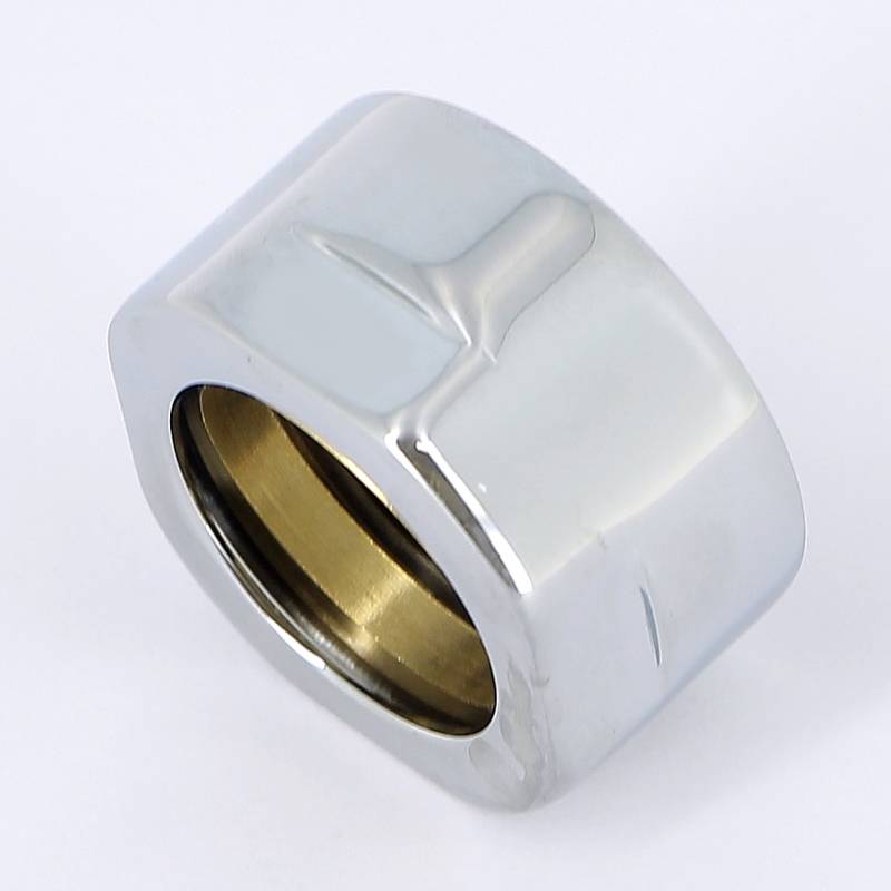 Соединитель для медной трубы Carlo Poletti 18 мм хром A58411B