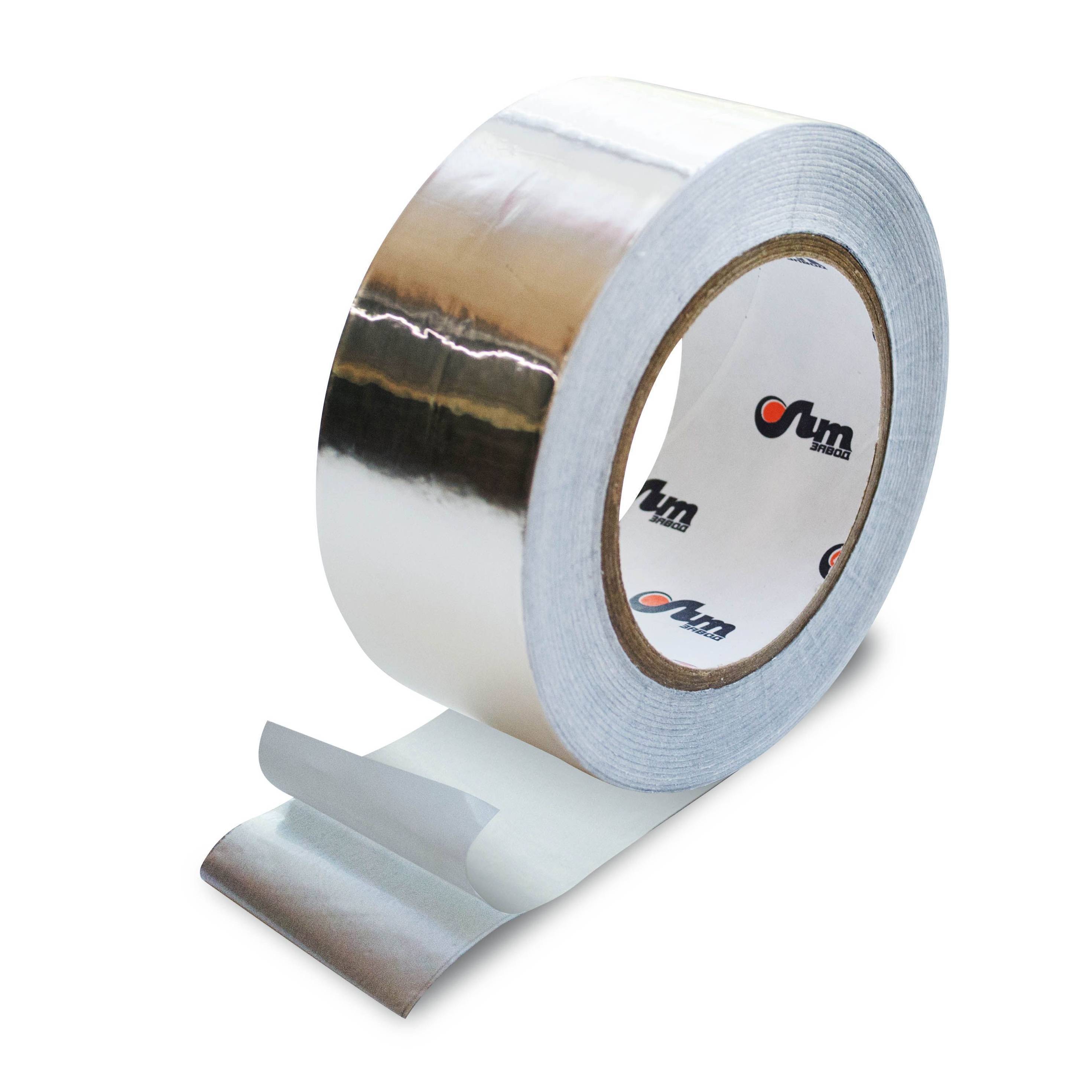 Лента алюминиевая самоклеящаяся ПЕНОФОЛ ЛАС 75 мм х 50 м 30 мкм НС-1473058