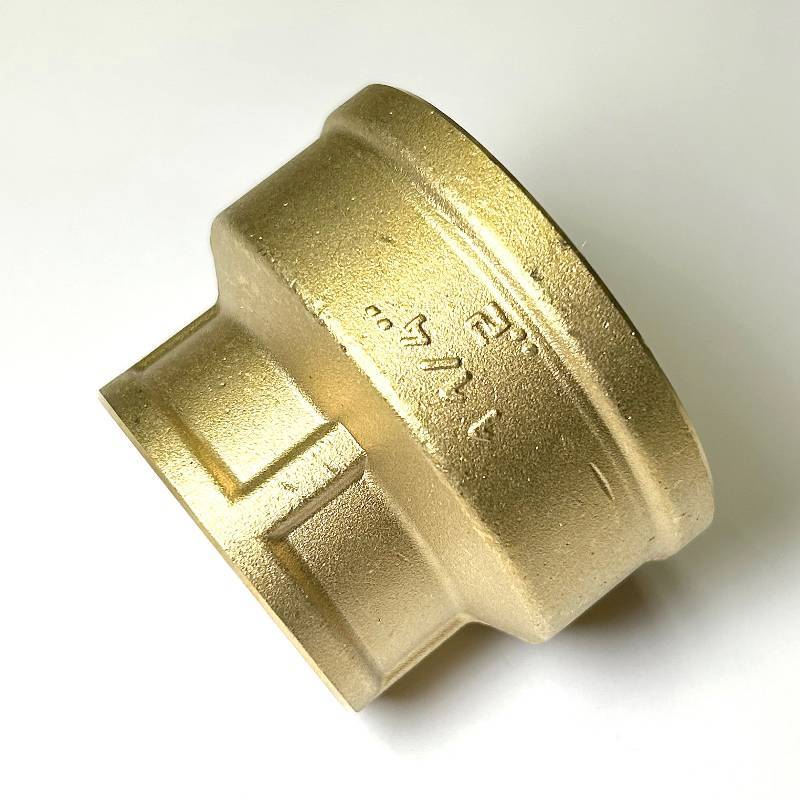 Муфта резьбовая переходная LD Pride DN50х32 2х1 1/4 дюйма ВР-ВР латунь LD.65.516.50х32