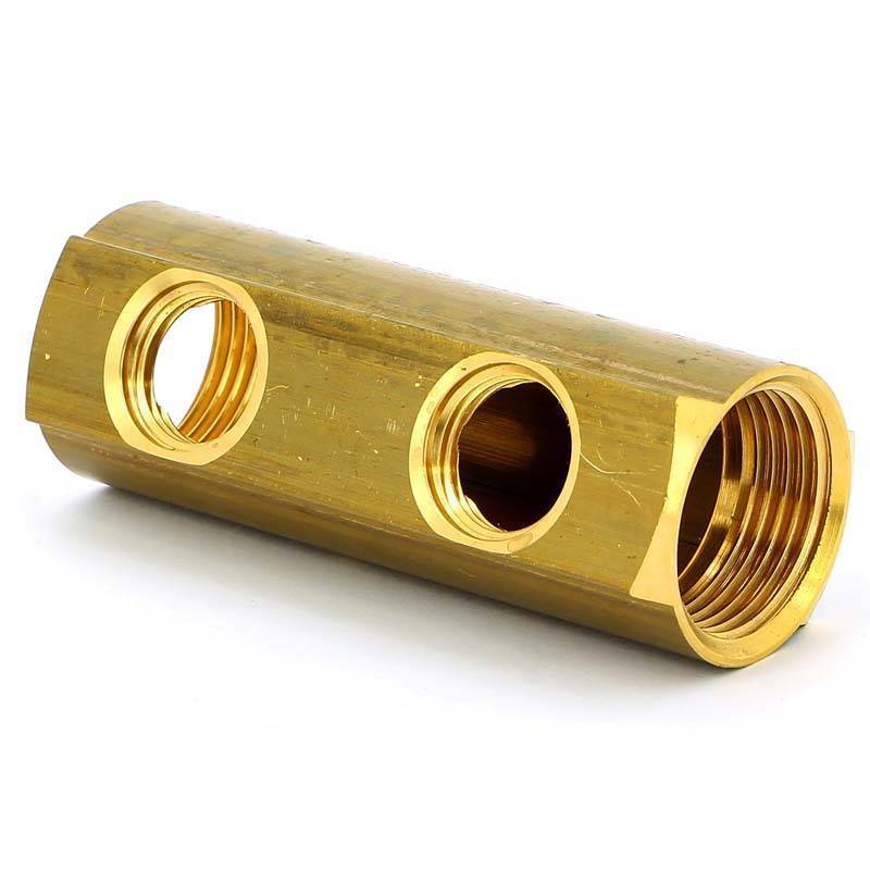 Коллектор магистральный Tiemme 1970 1 ВВ 2 выхода 1/2 ВР межосевое 50 мм 1970011