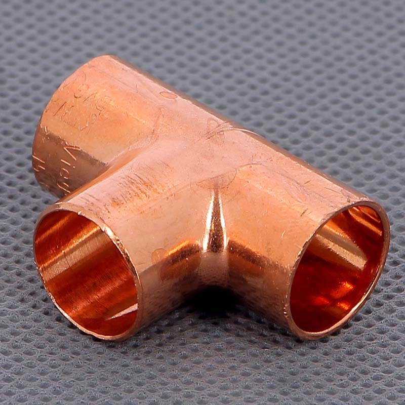 Тройник медный под пайку Viega 15 мм 100131