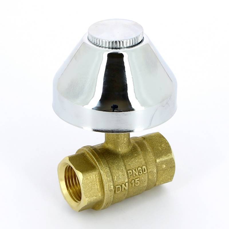 Кран шаровой Itap 136 под штукатурку ВВ колпак 1/2 136 1/2