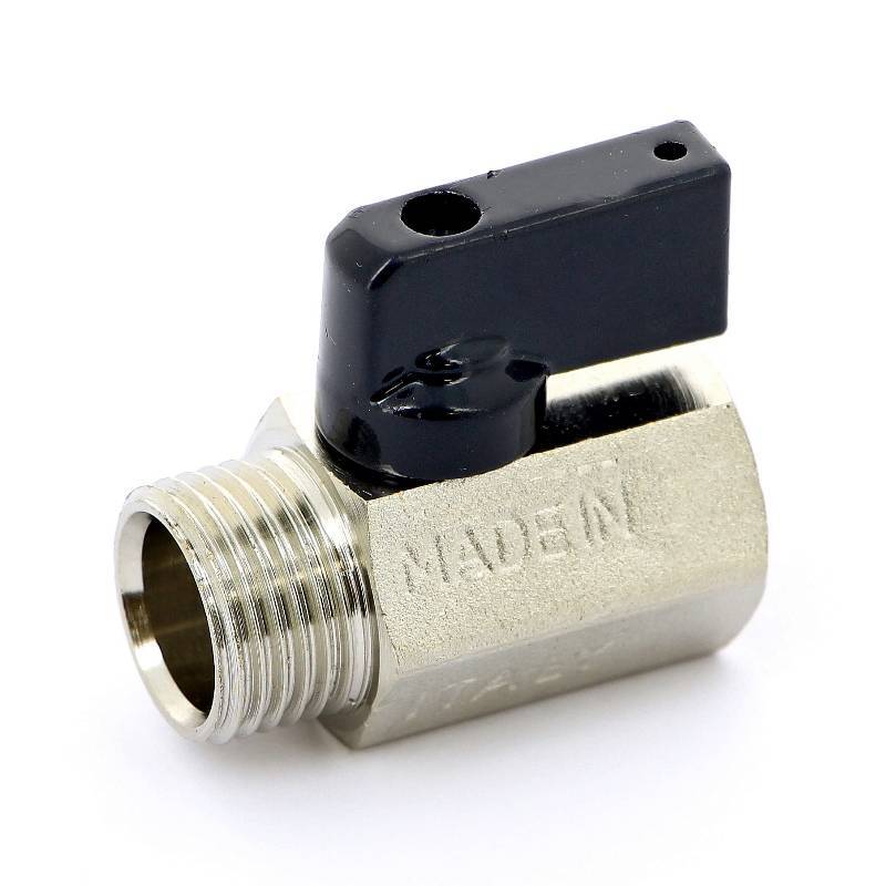 Кран шаровой мини Bugatti Kansas 805 1/2x15 нр-вн флажок 08050021