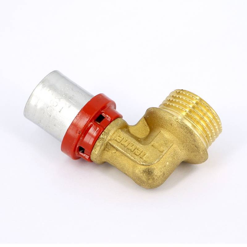 Угольник пресс с наружной резьбой Tiemme COMPACT 16 x 1/2 1660008