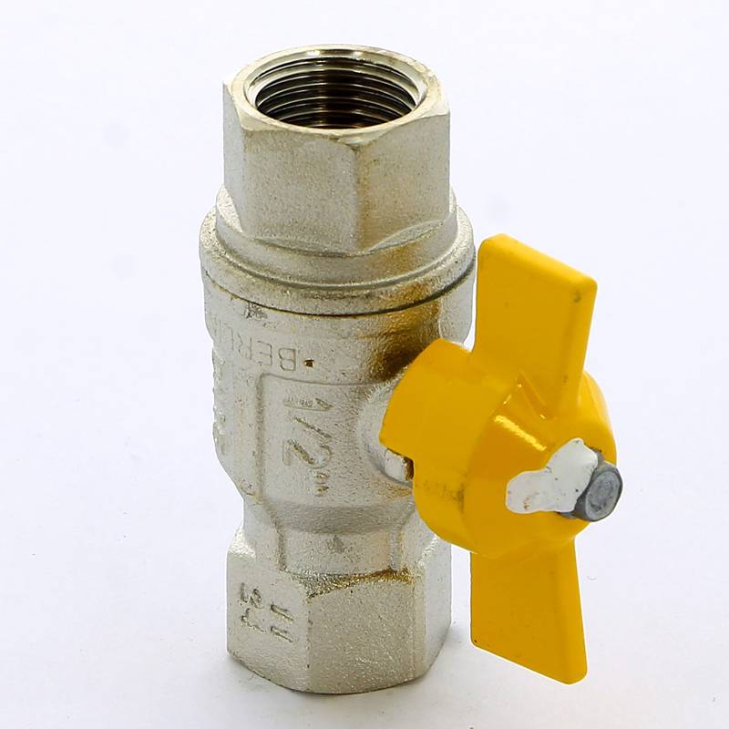 Кран шаровой для газа ITAP Berlin 072 1/2 ВВ бабочка 0720012