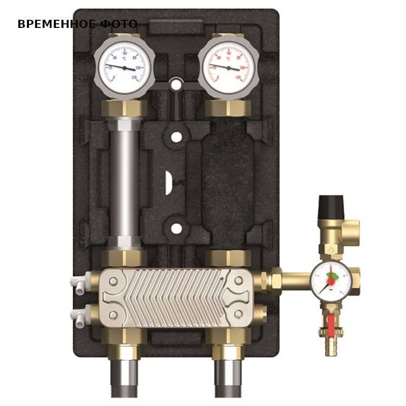 Насосная группа Meibes UK 1 с теплообменником 20 пластин без насоса M45811.20EA