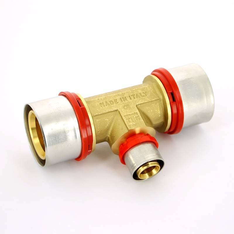 Тройник пресс Tiemme 50x26x50 мм 1650117