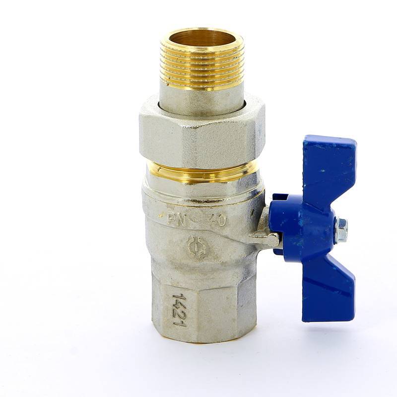 Кран шаровой FIV EVOLUTION полнопроходной НВ с разъемным соединением бабочка 3/4 80005034