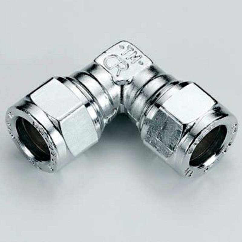 Угол обжимной Tiemme 12 мм хромированный 1130007