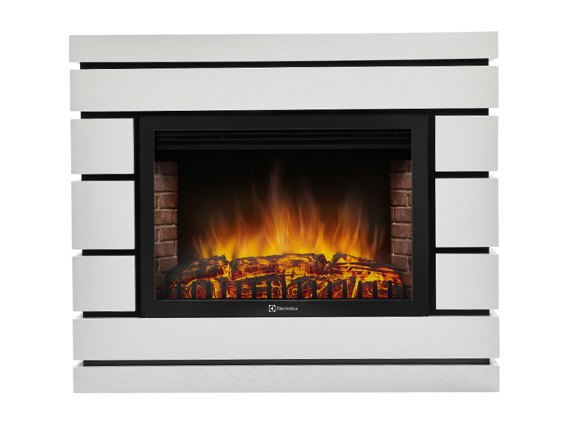 Портал для электрокамина Firelight Moderno 30 шпон белый дуб НС-1241832