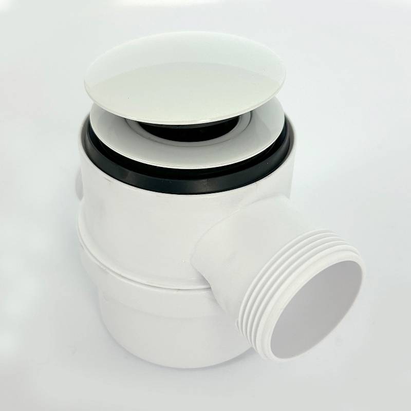 Слив-перелив для ванны McAlpine L=330-700 мм раздвижной выход 40/50 мм белый MRB11-WH