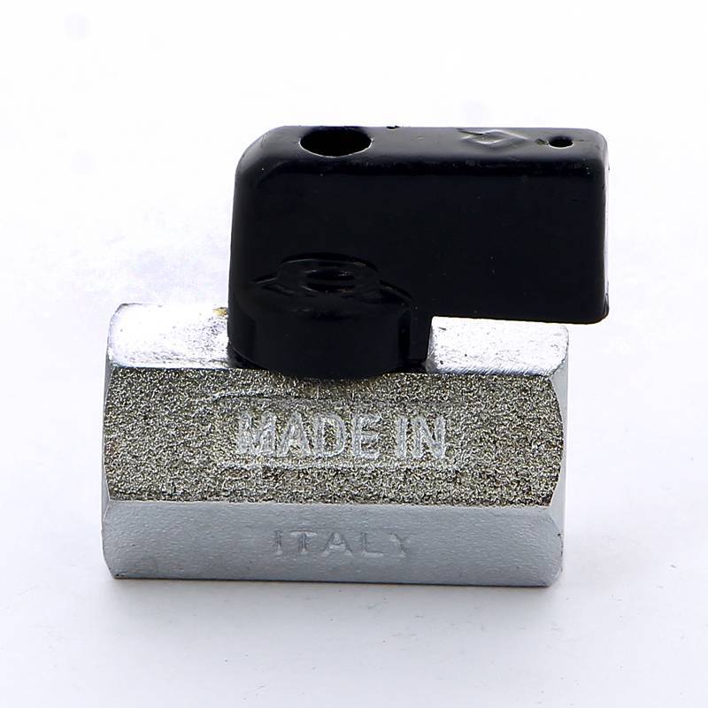 Кран шаровой мини Bugatti Kansas 800 1/4 вн-вн флажок 08000005