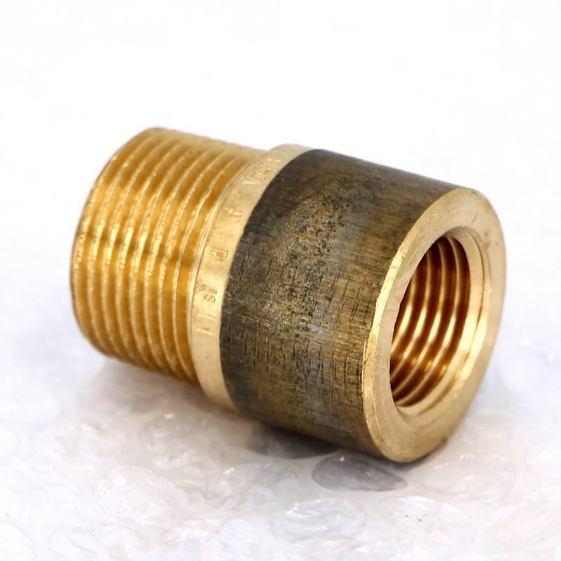 Переходник круглый Viega 3/4 x 1/2 дюйма НВ бронза 441142