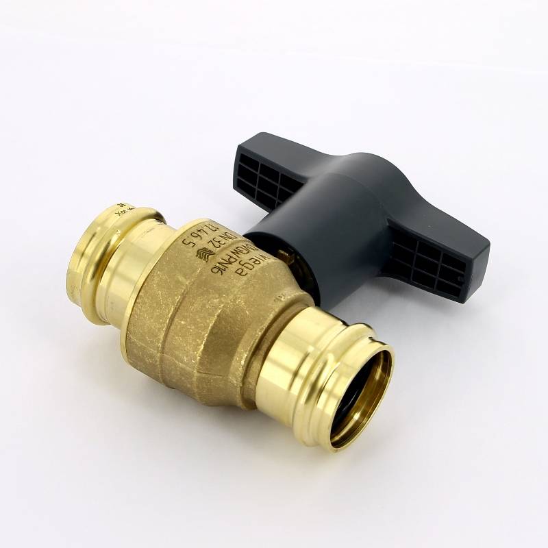 Кран шаровой Viega Easytop пресс 35 мм бронза SC-Contur 746414