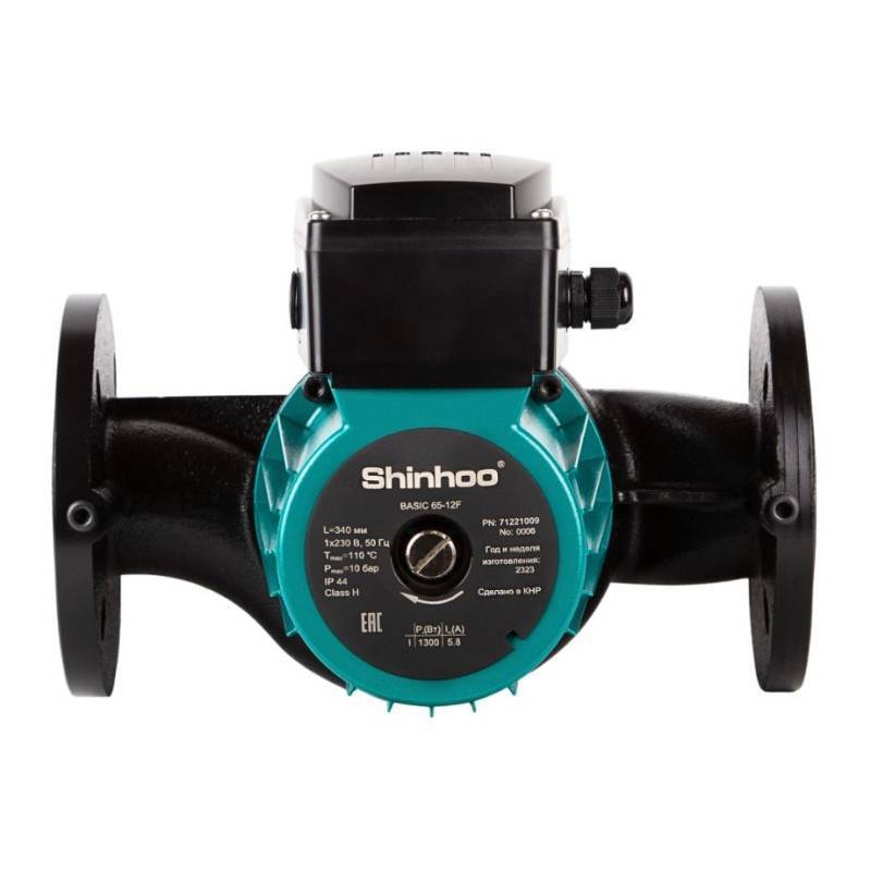 Насос циркуляционный Shinhoo BASIC 65-12F фланцевый 1x230 В 71221009