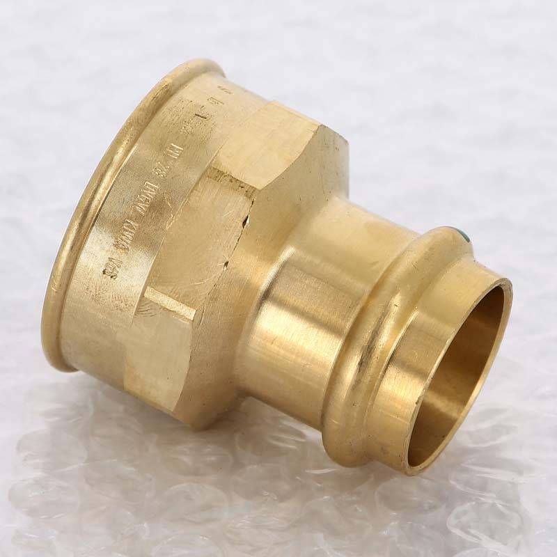 Муфта переходная пресс-В Viega Sanpress бронза 28х1 114329