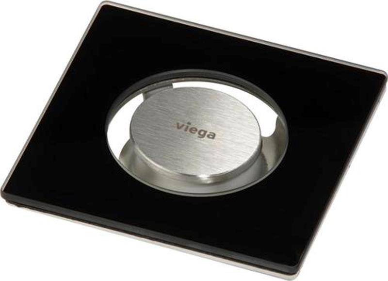 Решетка для трапа Viega Advantix Visign RS5 94x94 мм черное стекло 617141