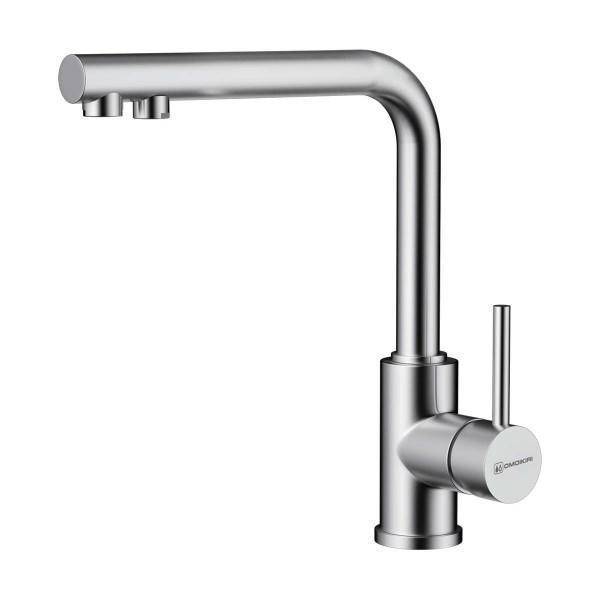 Смеситель для кухни Omoikiri Nakagawa 2 Plus-BN под фильтр нержавеющая сталь 4994342