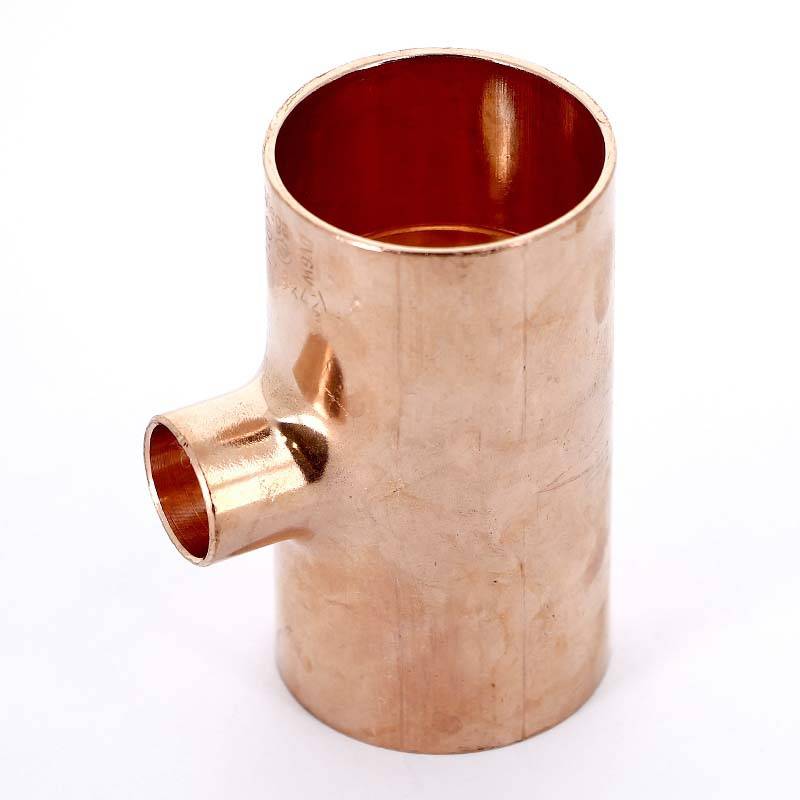 Тройник медный Viega под пайку 42х18х42 мм 125479