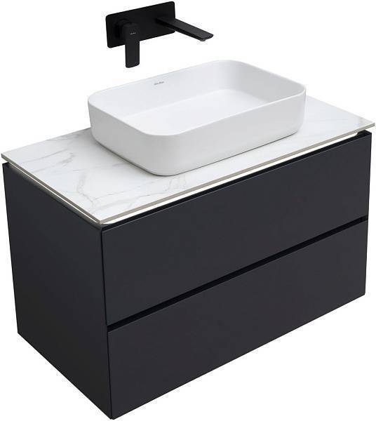 Тумба под раковину Allen Brau Infinity 85 см матовый антрацит 1.21001.AM