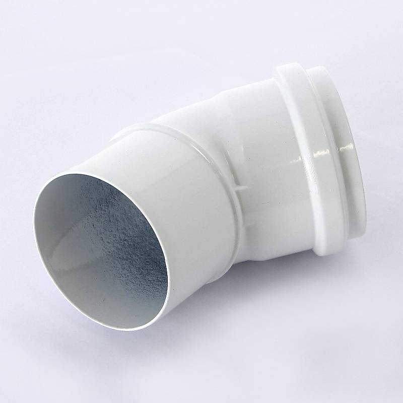 Отвод Baxi 45° d=80 мм алюминиевый эмалированный KHG71401811