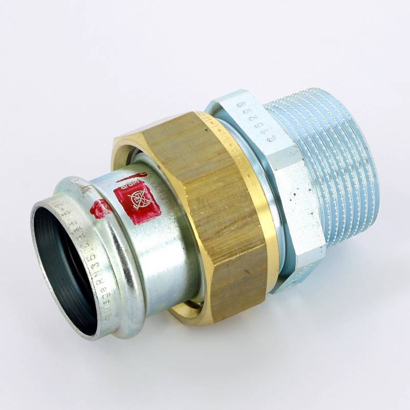 Муфта пресс-НР разъемная Viega Prestabo 35x1 1/4 оцинкованная сталь 559274