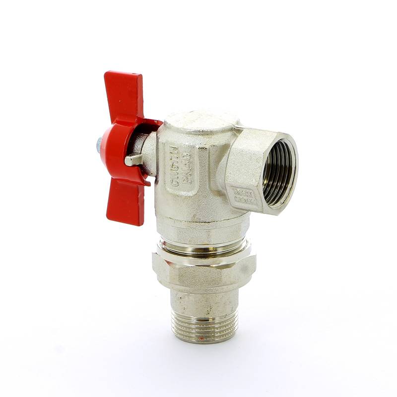 Кран шаровой ITAP IDEAL 3/4 НВ угловой с разъемным соединением бабочка 298