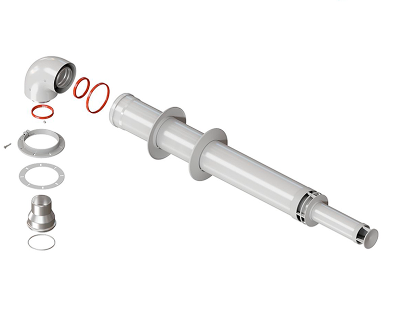 Комплект коаксиальный универсальный Royal Thermo 60/100 1000 мм (+ Navien Deluxe 75/100) НС-1342110