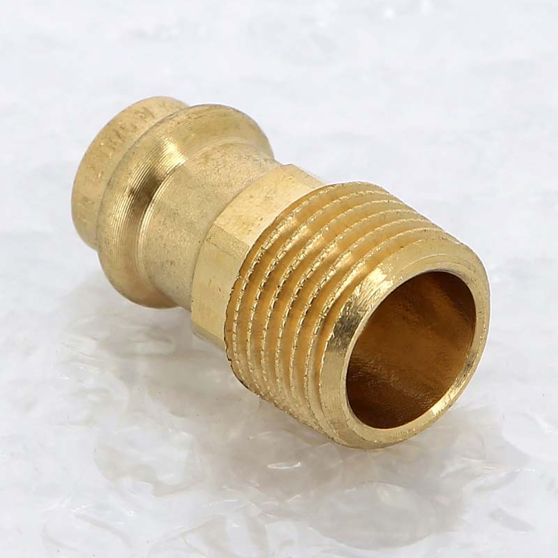 Муфта пресс с наружной резьбой Viega Sanpress 12 мм х 1/2 бронза 290764