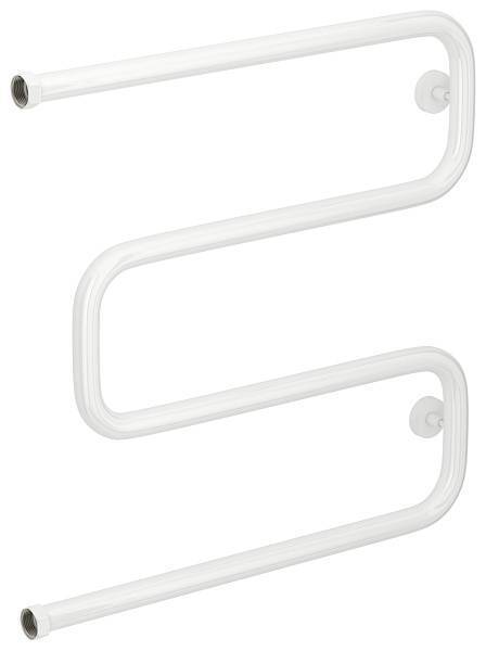 Полотенцесушитель водяной Сунержа Ш-образный 600х600 мм белый 12-0014-6060