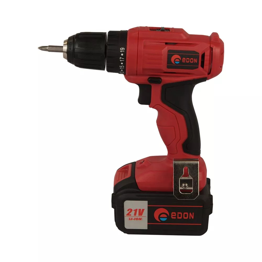 Дрель-шуруповерт аккумуляторная Edon OAF21-AD