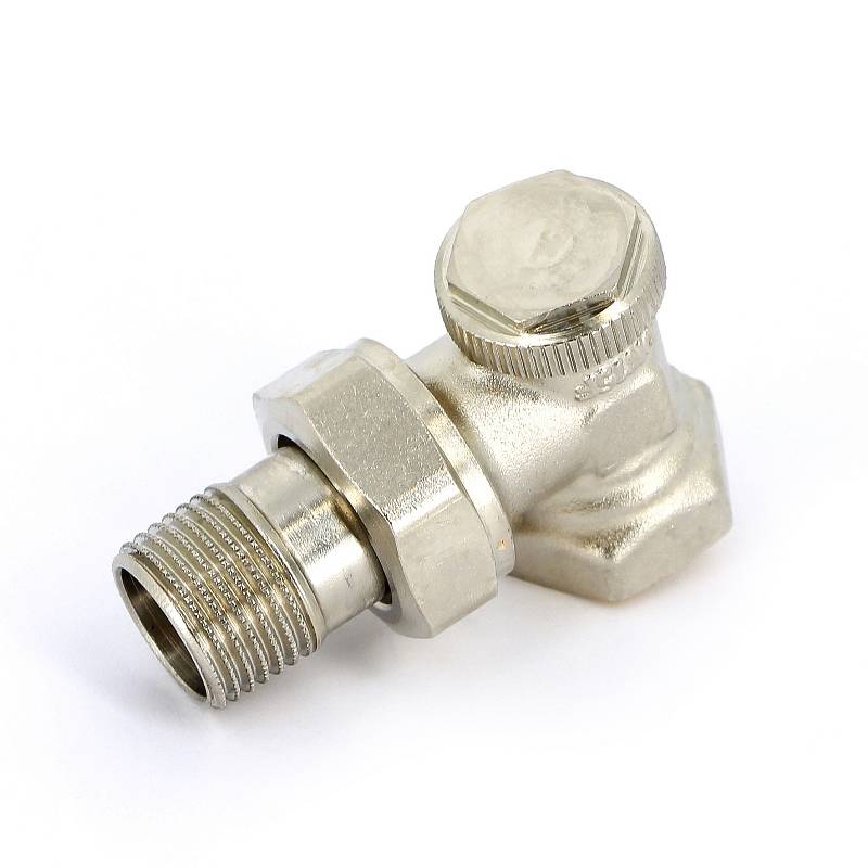 Вентиль обратный угловой Uni-Fitt THERMO 1/2 НВ с разъемным соединением 178N2000